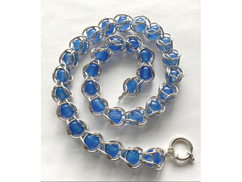 Blue Chalcedony Necklace by Charles Funnell
