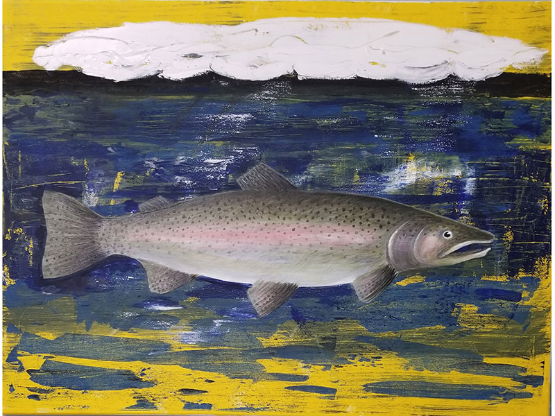 Rainbow Trout by Christine Collie Rowland